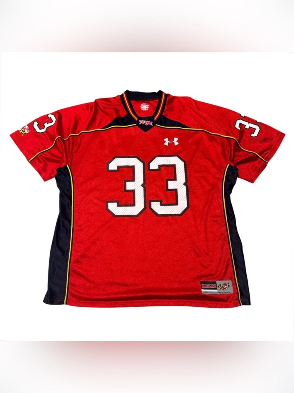 Under Armour NCAA Maryland Terrapins No. 33 Football Jersey